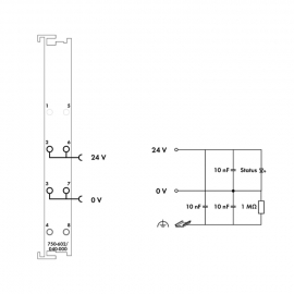 WAGO | 750-602/040-000 | POWER SUPPLY; 24 VDC; EXTREME; DARK