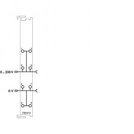 WAGO | 750-614 | POTENTIAL DISTRIBUTION; LIGHT GRAY