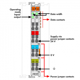 WAGO | 750-622 | BINARY SPACER MODULE; LIGHT GRAY