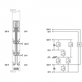WAGO | 750-626/020-000 | SUPPLY FILTER; 24 VDC; HIGHER ISOLA