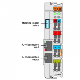 WAGO | 750-628 | BUS EXTENSION COUPLER MODULE; LIGHT GRAY