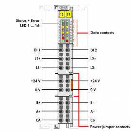 WAGO | 750-632/000-100 | PROPORTIONAL VALVE MODULE; LIGHT GR