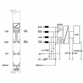 WAGO | 750-653/025-000 | RS-485 SERIAL INTERFACE; ADJUSTABLE