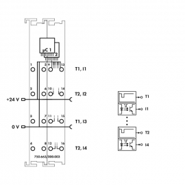 WAGO | 750-663/000-003 | INTRINSICALLY SAFE 4-CHANNEL DIGITA