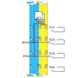 WAGO | 750-663/000-003 | INTRINSICALLY SAFE 4-CHANNEL DIGITA