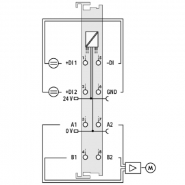 WAGO | 750-670 | STEPPER CONTROLLER; RS-422/24 VDC; 20 MA; L