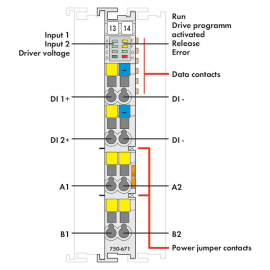 WAGO | 750-671 | STEPPER CONTROLLER; 24 VDC; 1.5 A; LIGHT GR