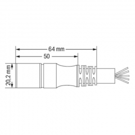 WAGO | 756-3205/140-100 | CONNECTING CABLE; FOR THE CONNECTI