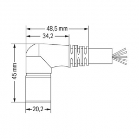 WAGO | 756-3206/140-050 | CONNECTING CABLE; FOR THE CONNECTI
