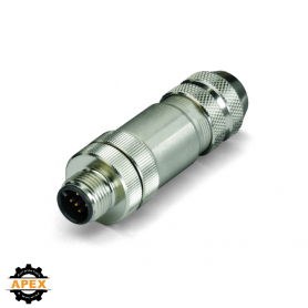 WAGO | 756-9207/060-000 | M12 PLUG; A-CODED; STRAIGHT; CONFI
