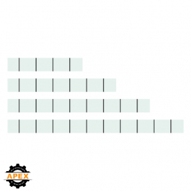WAGO | 757-081 | MARKING STRIPS; CUT TO A DEFINED LENGTH; NO