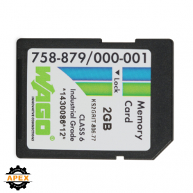 WAGO | 758-879/000-001 | MEMORY CARD SD; SLC-NAND; 2 GBYTE;