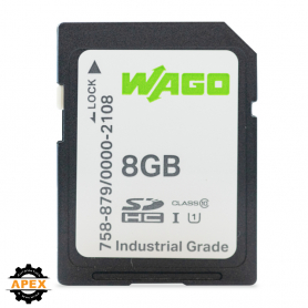 WAGO | 758-879/000-2108 | MEMORY CARD SD PSLC-NAND 8GB, 1 PC