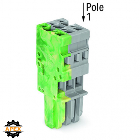WAGO | 769-102/000-037 | 1-CONDUCTOR FEMALE PLUG; 4 MM&sup2;; 2-P
