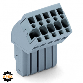 WAGO | 769-105/022-000 | 1-CONDUCTOR FEMALE PLUG; ANGLED; 4