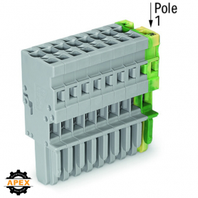 WAGO | 769-111/000-036 | 1-CONDUCTOR FEMALE PLUG; 4 MM&sup2;; 11-