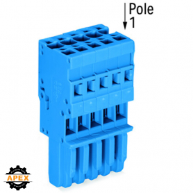 WAGO | 769-112/000-006 | 1-CONDUCTOR FEMALE PLUG; 4 MM&sup2;; 12-