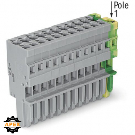 WAGO | 769-113/000-036 | 1-CONDUCTOR FEMALE PLUG; 4 MM&sup2;; 13-