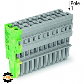 WAGO | 769-114/000-037 | 1-CONDUCTOR FEMALE PLUG; 4 MM&sup2;; 14-
