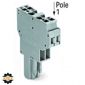 WAGO | 769-123 | 2-CONDUCTOR FEMALE CONNECTOR; 4 MM&sup2;; 3-POLE