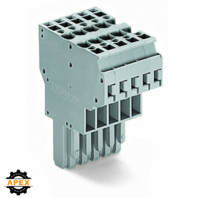 WAGO | 769-125 | 2-CONDUCTOR FEMALE CONNECTOR; 4 MM&sup2;; 5-POLE