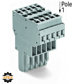 WAGO | 769-134 | 2-CONDUCTOR FEMALE CONNECTOR; 4 MM&sup2;; 14-POL