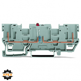 WAGO | 769-209/281-413 | 2-PIN COMPONENT CARRIER BLOCK; WITH