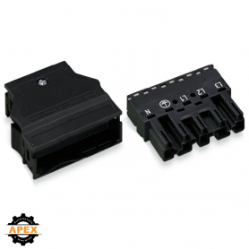 WAGO | 770-115 | PLUG WITH STRAIN RELIEF HOUSING; 5-POLE; BL