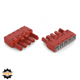 WAGO | 770-1305 | SOCKET 5-POLE, RED