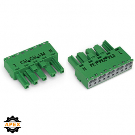 WAGO | 770-1325 | SOCKET 5-POLE, GREEN