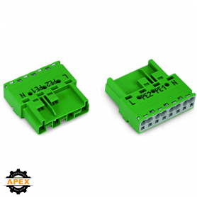 WAGO | 770-1334 | PLUG 4-POLE, GREEN