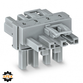 WAGO | 770-1631 | T-DISTRIBUTION CONNECTOR 4-POLE COD. B, GR