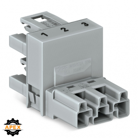 WAGO | 770-1661 | H-DISTRIBUTION CONNECTOR 3-POLE COD. B, GR