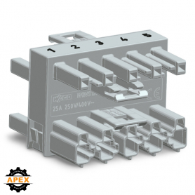 WAGO | 770-1744 | 3-WAY DISTRIBUTION CONNECTOR 5-POLE COD. B