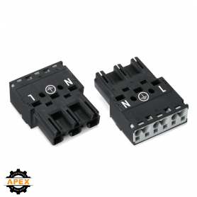 WAGO | 770-213 | PLUG 3-POLE; BLACK