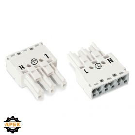 WAGO | 770-223 | SOCKET 3-POLE; WHITE