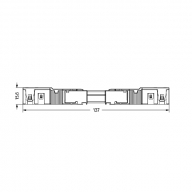 WAGO | 770-223/035-050 | SOCKET WITH STRAIN RELIEF HOUSING;