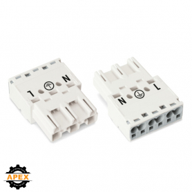 WAGO | 770-233 | PLUG 3-POLE, WHITE