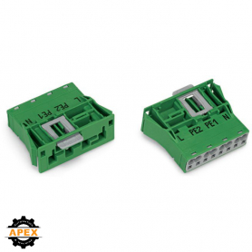 WAGO | 770-2334 | SNAP-IN PLUG GREEN