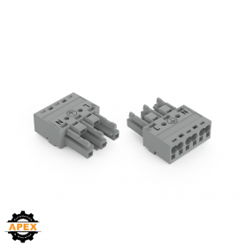 WAGO | 770-243/060-000 | SOCKET 3-POLE, GRAY