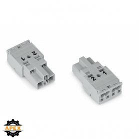 WAGO | 770-252 | PLUG 2-POLE, GRAY