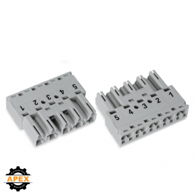 WAGO | 770-255 | PLUG 5-POLE, GRAY