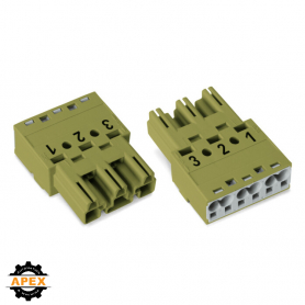 WAGO | 770-273 | PLUG 3-POLE, LIGHT GREEN
