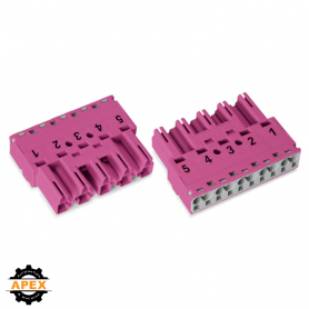 WAGO | 770-295 | PLUG, 5-POLE, PINK