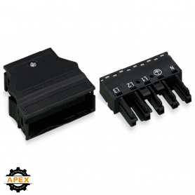 WAGO | 770-305 | SOCKET WITH STRAIN RELIEF HOUSING; 5-POLE,