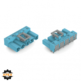 WAGO | 770-3115/011-000 | PLUG FOR PCBS ANGLED 5-POLE, BLUE
