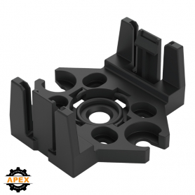 WAGO | 770-624 | MOUNTING PLATE 4-POLE, BLACK