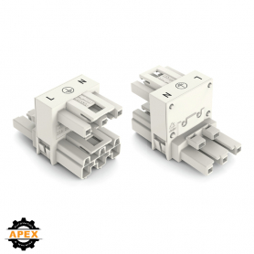 WAGO | 770-683 | H-DISTRIBUTION CONNECTOR 3-POLE COD. A, WHI