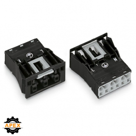WAGO | 770-703 | SNAP-IN SOCKET BLACK