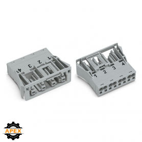 WAGO | 770-744 | SNAP-IN SOCKET GRAY